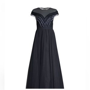 Aidan Mattox twilight beaded gown